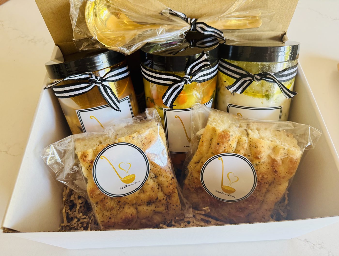 Open gift box